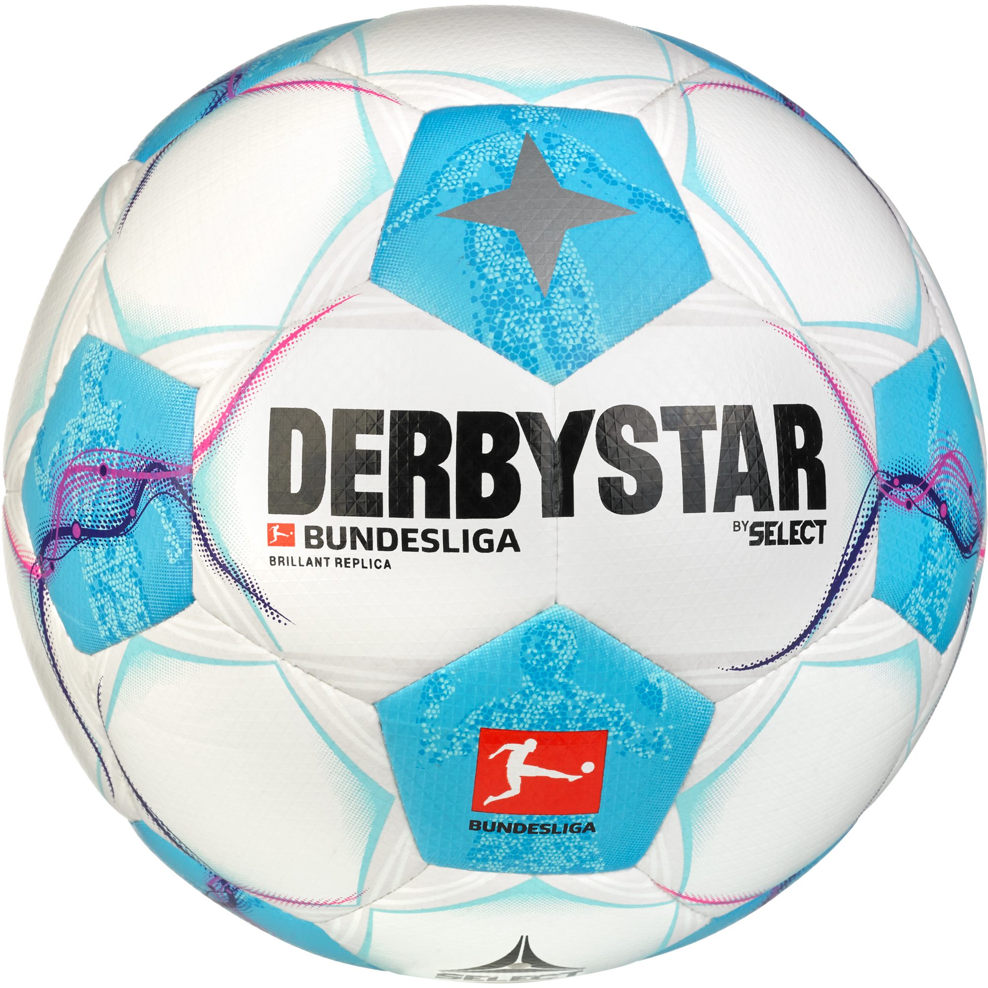 DERBYSTAR Bundesliga Brillant Replica v24 Fußball weiß