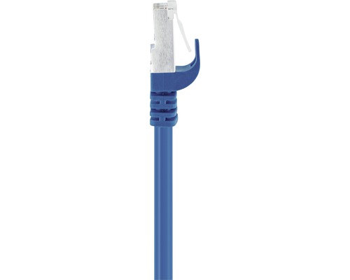 CAT 8 netwerkkabel S/FTP 2x RJ45 connectoren 2 m blauw Schwaiger CKO8020531