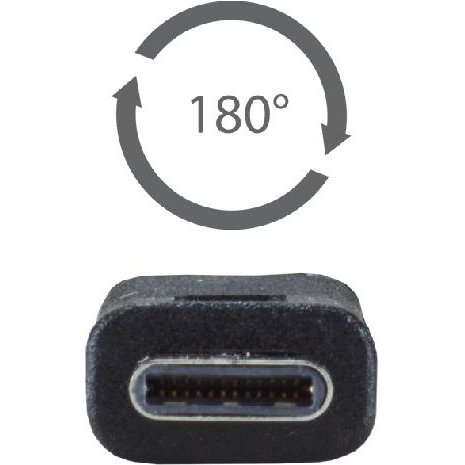MCL USB 3.1 Type-C / USB 2.0 Micro-B 1 m câble USB USB C Micro-USB B Noir
