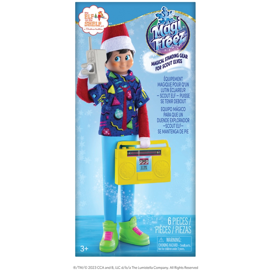 Elf on the Shelf The Elf on the Shelf® MagiFreez Ständer - Retro 80er Jahre Mehrfarbig