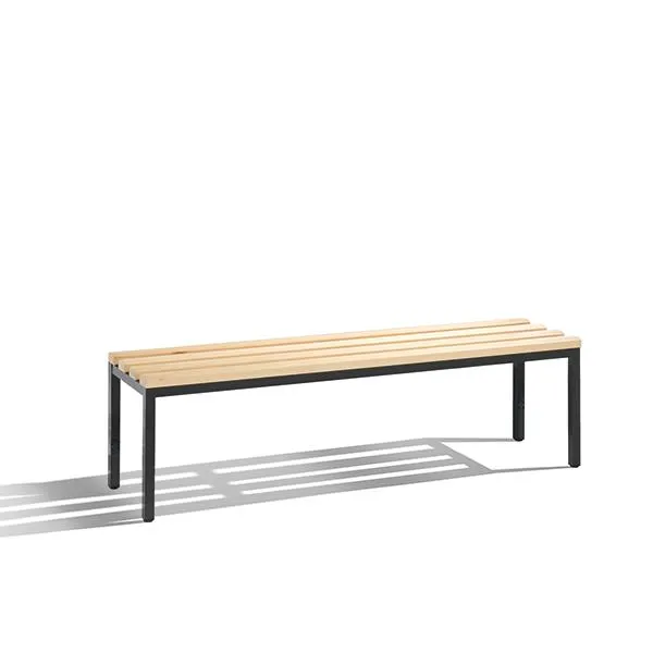 Bænk, CP Basic, bøg/antracit, 42 x 150 x 35,3 cm