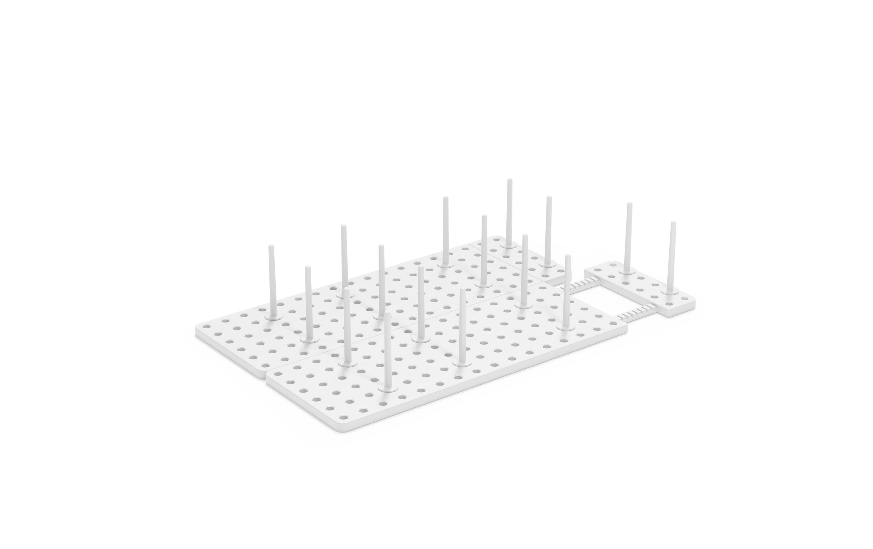 Abtropfgestell Peggy 2er Set, WeissSchubladenorganizer oder Abtropfgitter