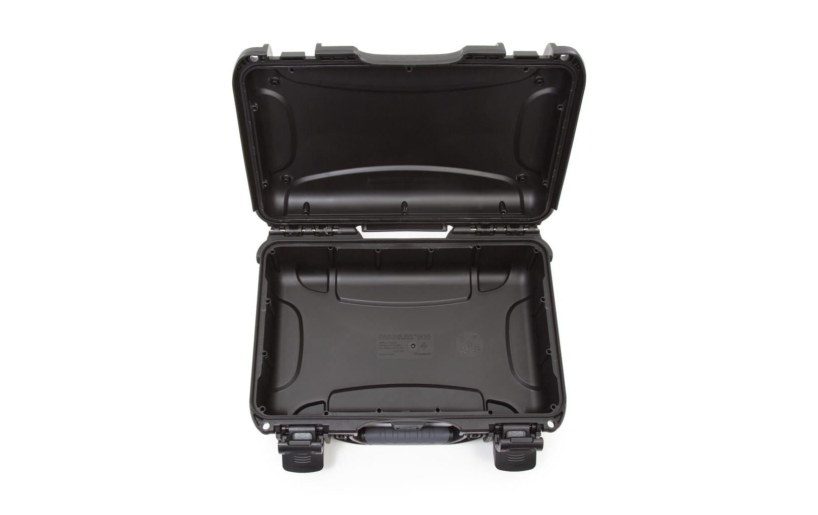Kunststoffkoffer 909 - mit Schaum Schwarz<br>Leichter, wasserdichter und robuster Hartschalenkoffer