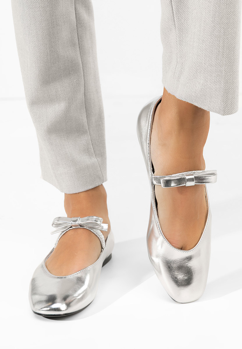 Ballerines femme argent Iviona