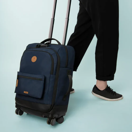 Valise souple 4 roues Small Reykjavik Bleu marine