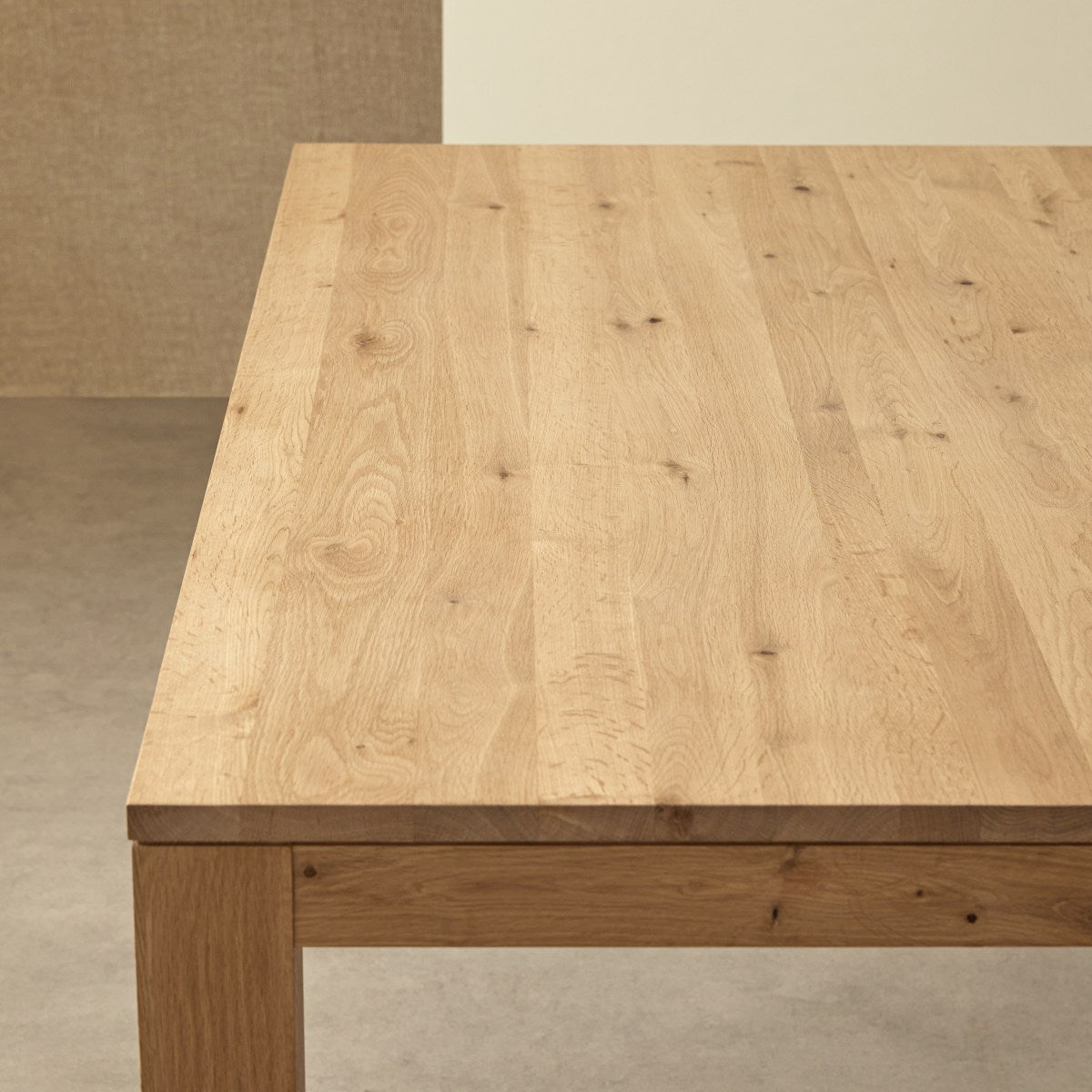Tikamoon - Uitschuifbare tafel in massief eikenhout 180x90 Eden