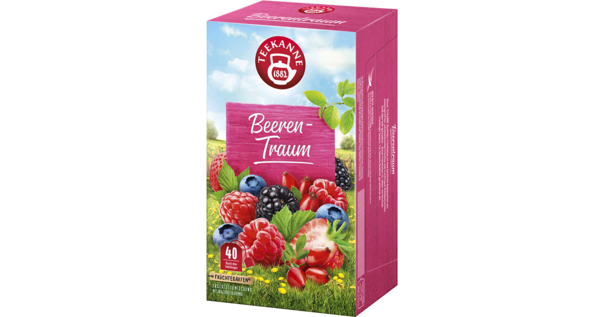 TEEKANNE Früchtegarten Beerentraum 40er-Packung