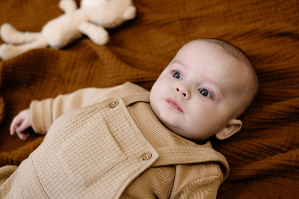 Quapi baby tuinbroek FENN beige