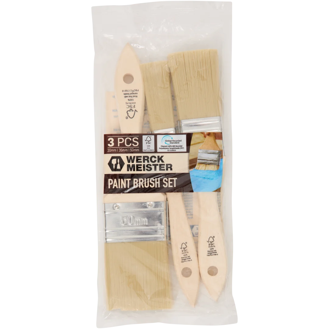 Lot de 3 pinceaux WerckMeister