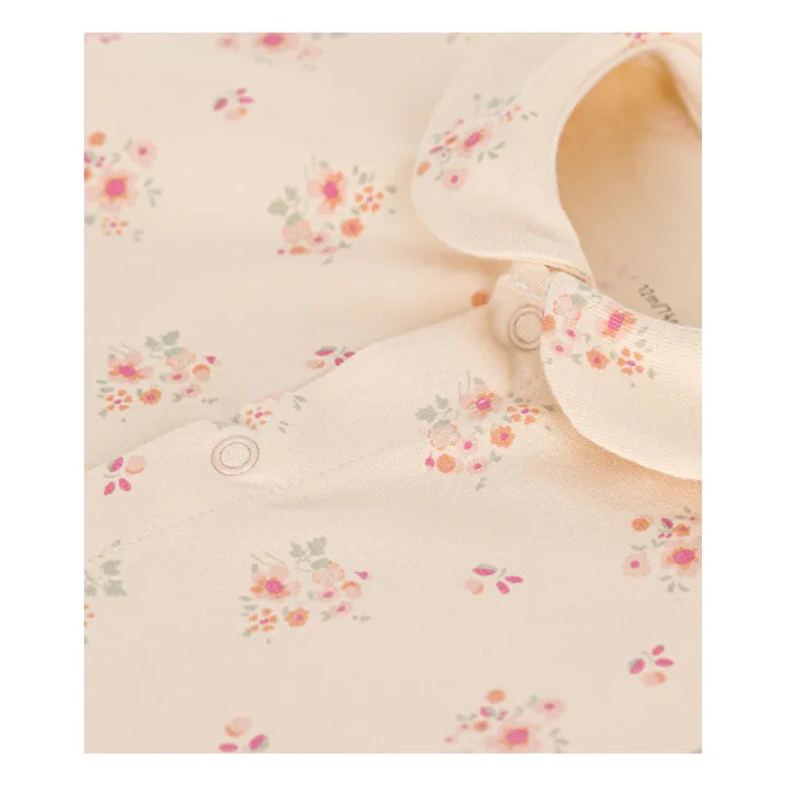 Petit Bateau Combishort Matrix Fleurs | Beige