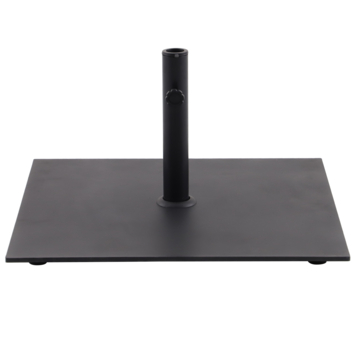 Handson parasolvoet zwart vierkant metaal 66,5 x 66,5 cm
