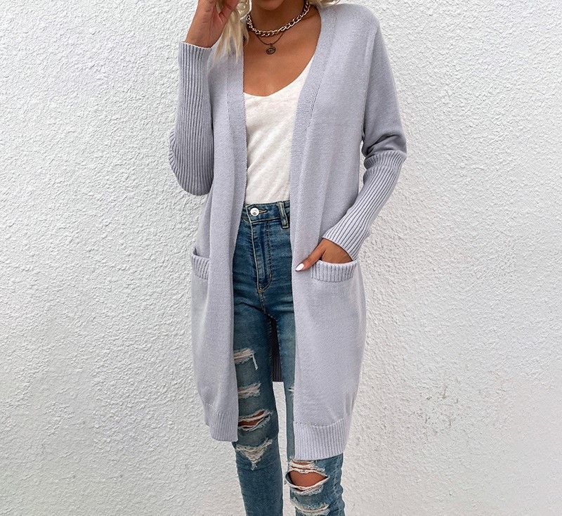 Pinkkus - Open-front effen vest