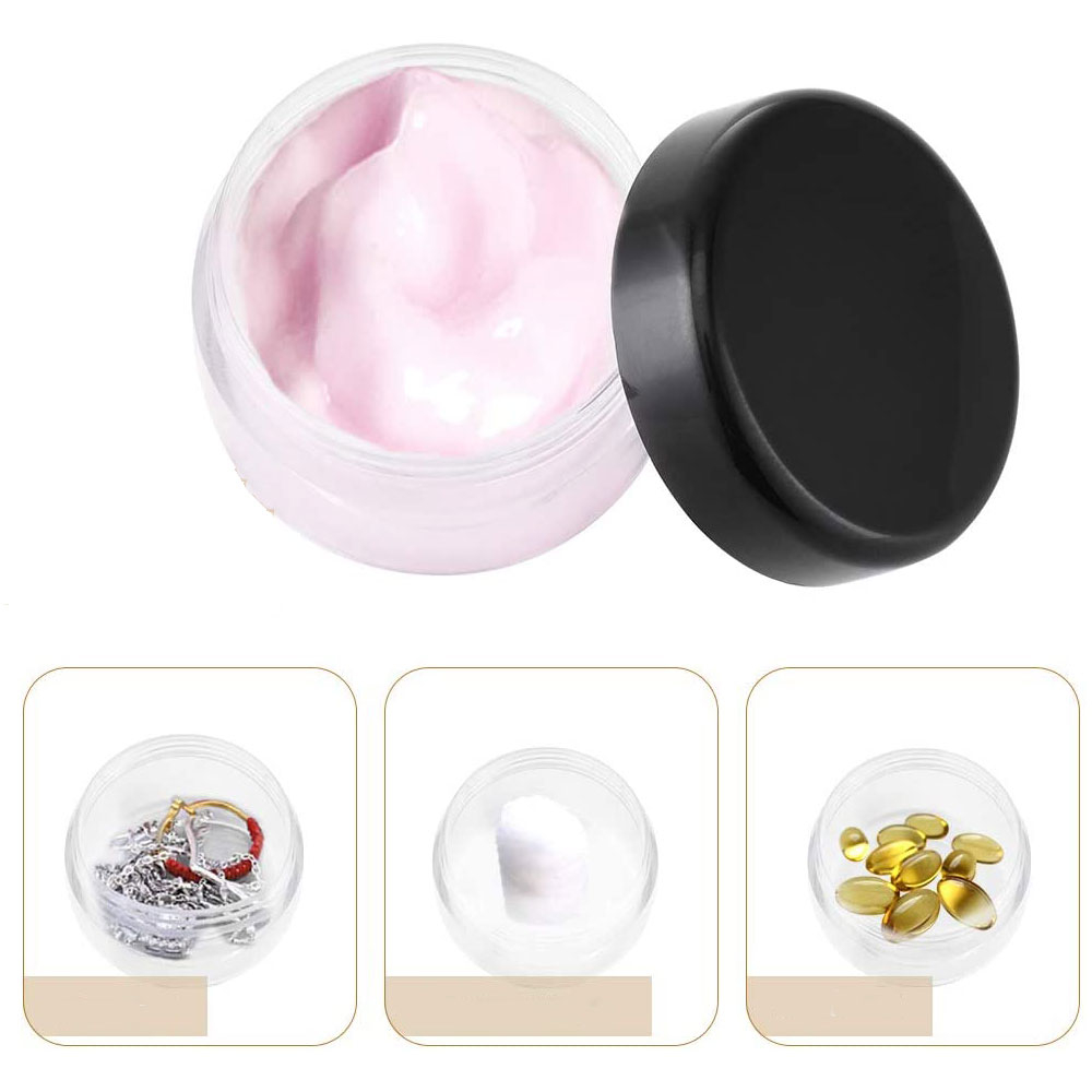 (Ø38mm) 10ml Befüllbarer Kosmetik Behälter Reise Döschen Organizer - Transparent