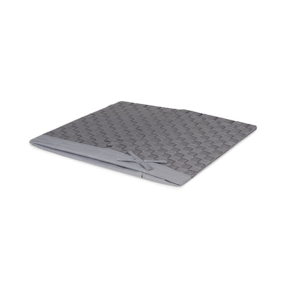 Panier à linge carré avec couvercle Stan gris