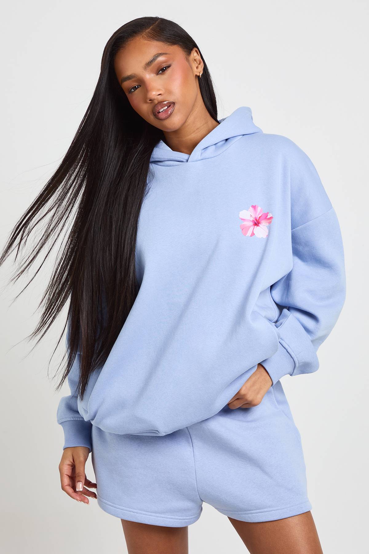 boohoo Sweat À Casynthétiqueche Oversize Imprimé Coquillages