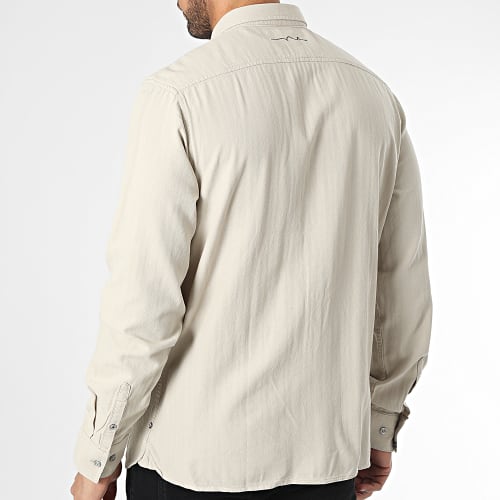 Chemise Manches Longues Dariel 10716298D Beige