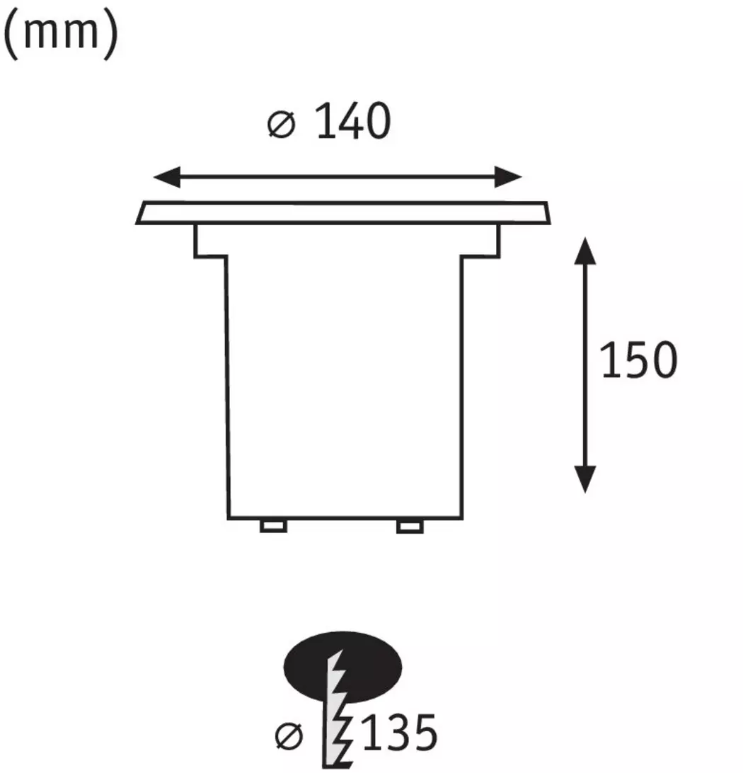 LED-Bodeneinbauleuchte Plug & Shine
