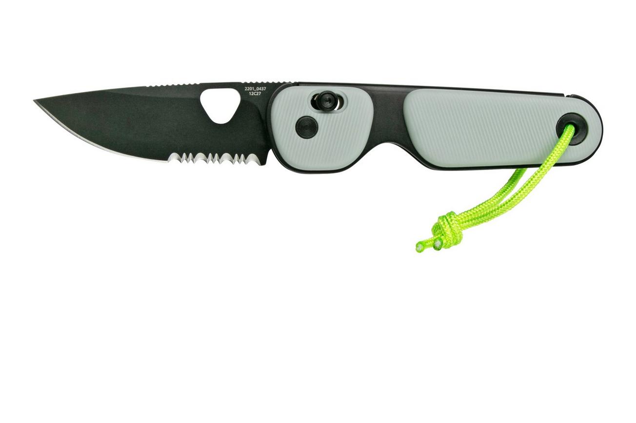 The James Brand The Redstone Primer Gray, Black Serrated KN118170-01 zakmes