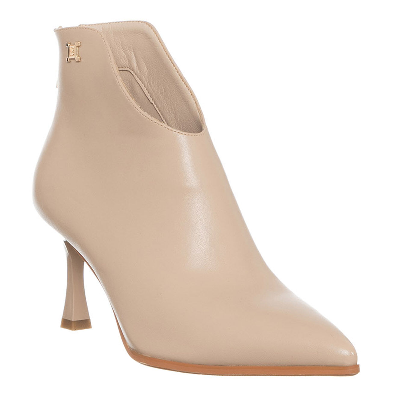 Laura Biagiotti Bottines Genie beiges - Talon 7.5 cm