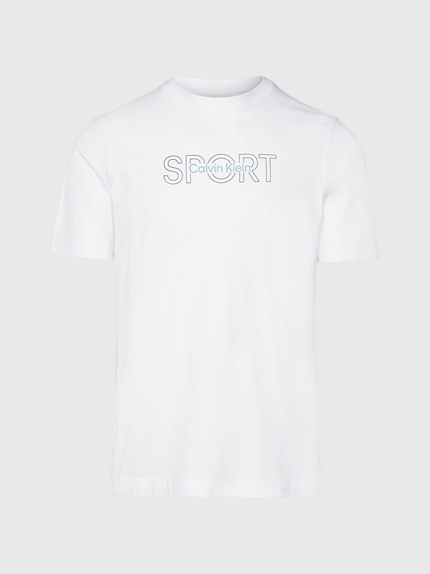 Camiseta de ginástica com logotipo
