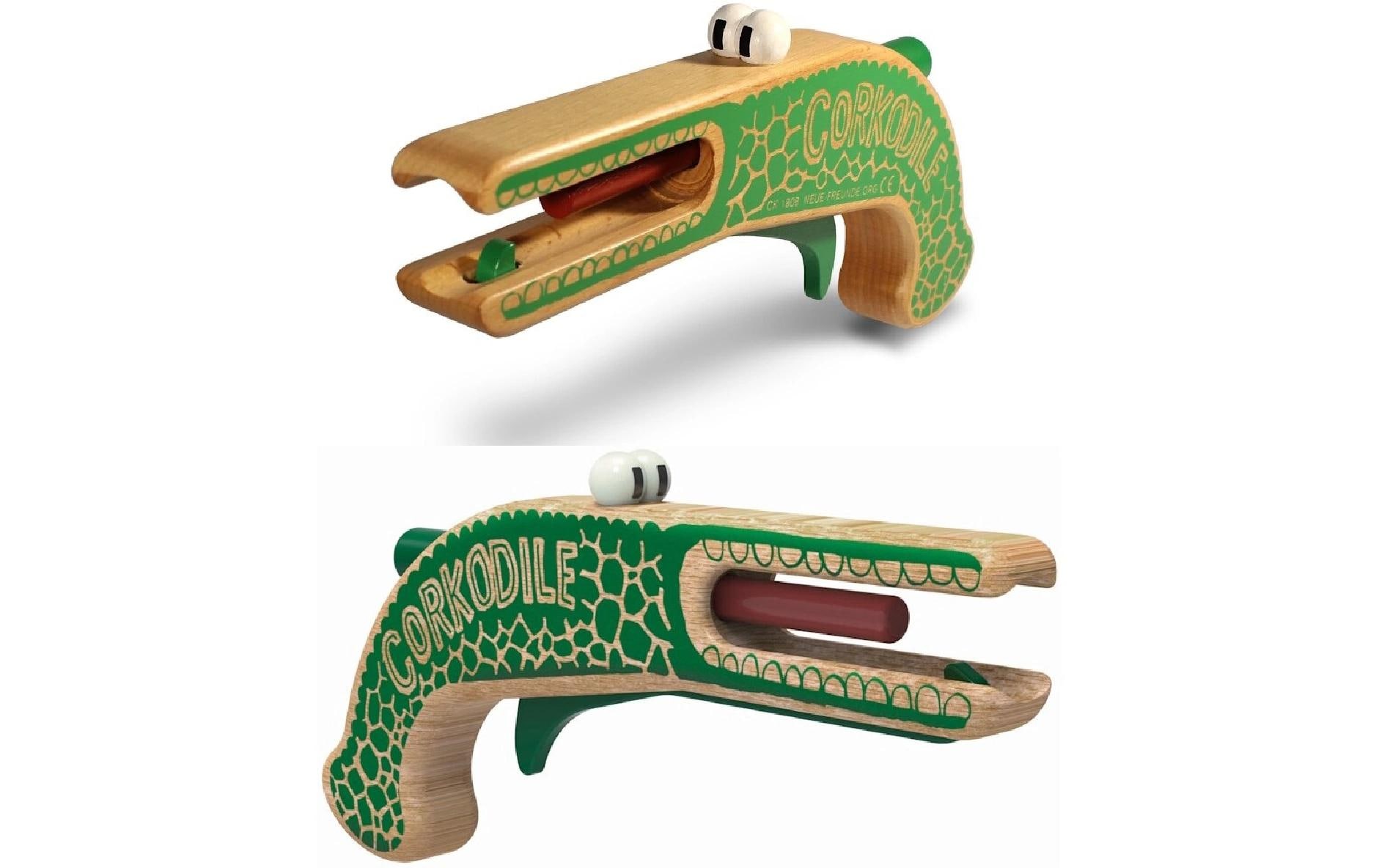CorkodileKorkenpistole aus Holz