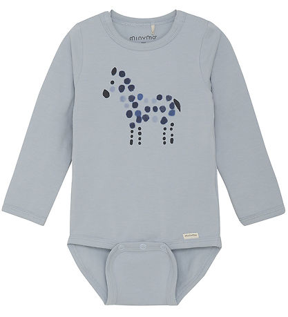 Minymo Body L/æ - Blue Nebel m. Print