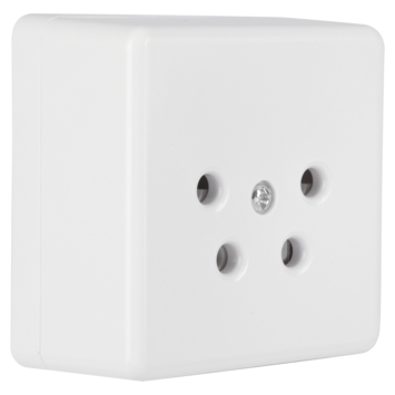 Q-Link telefoon contactdoos opbouw modulair 4 polig wit