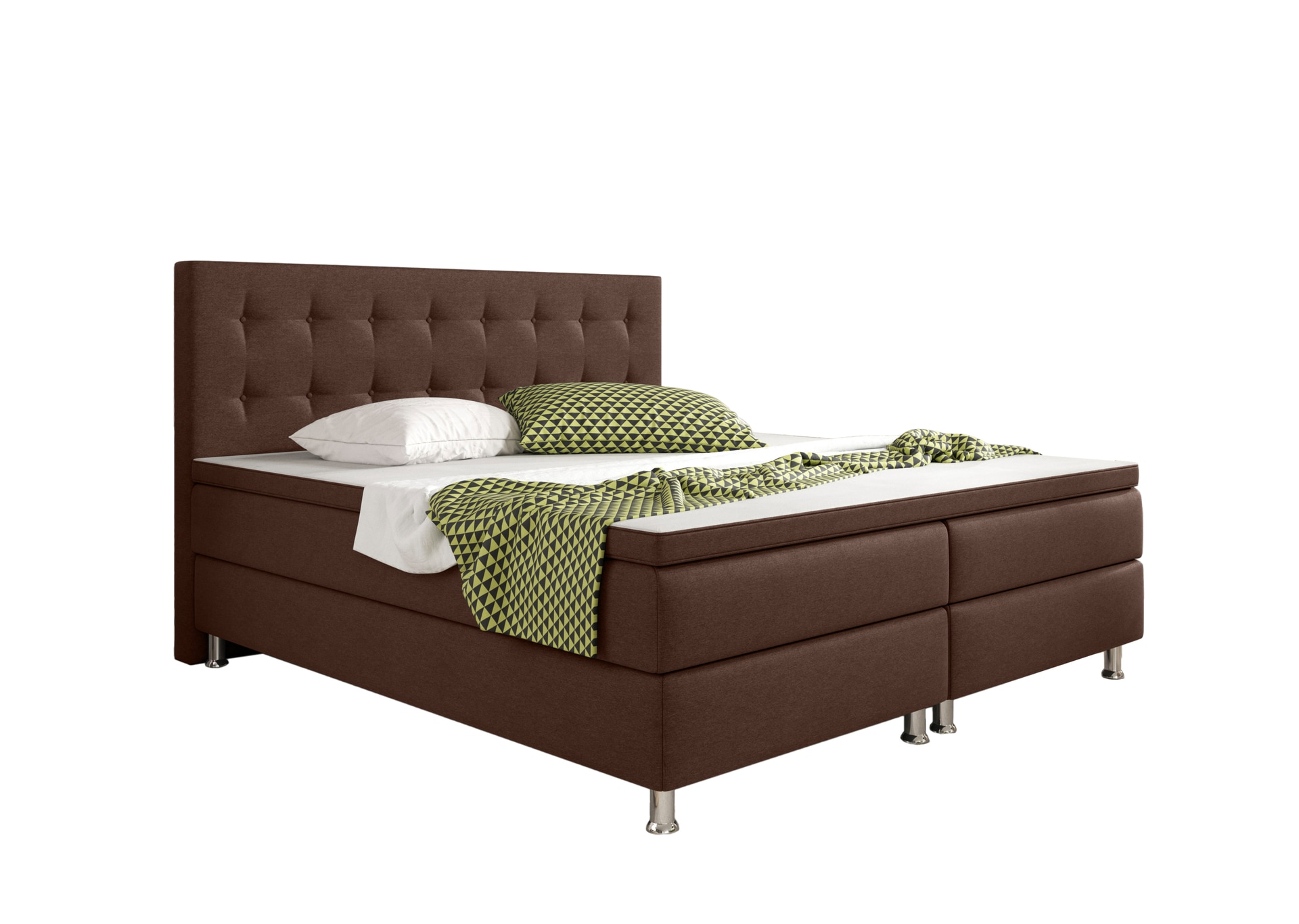 Boxspringbett Köln 180 x 200 cm schwarz