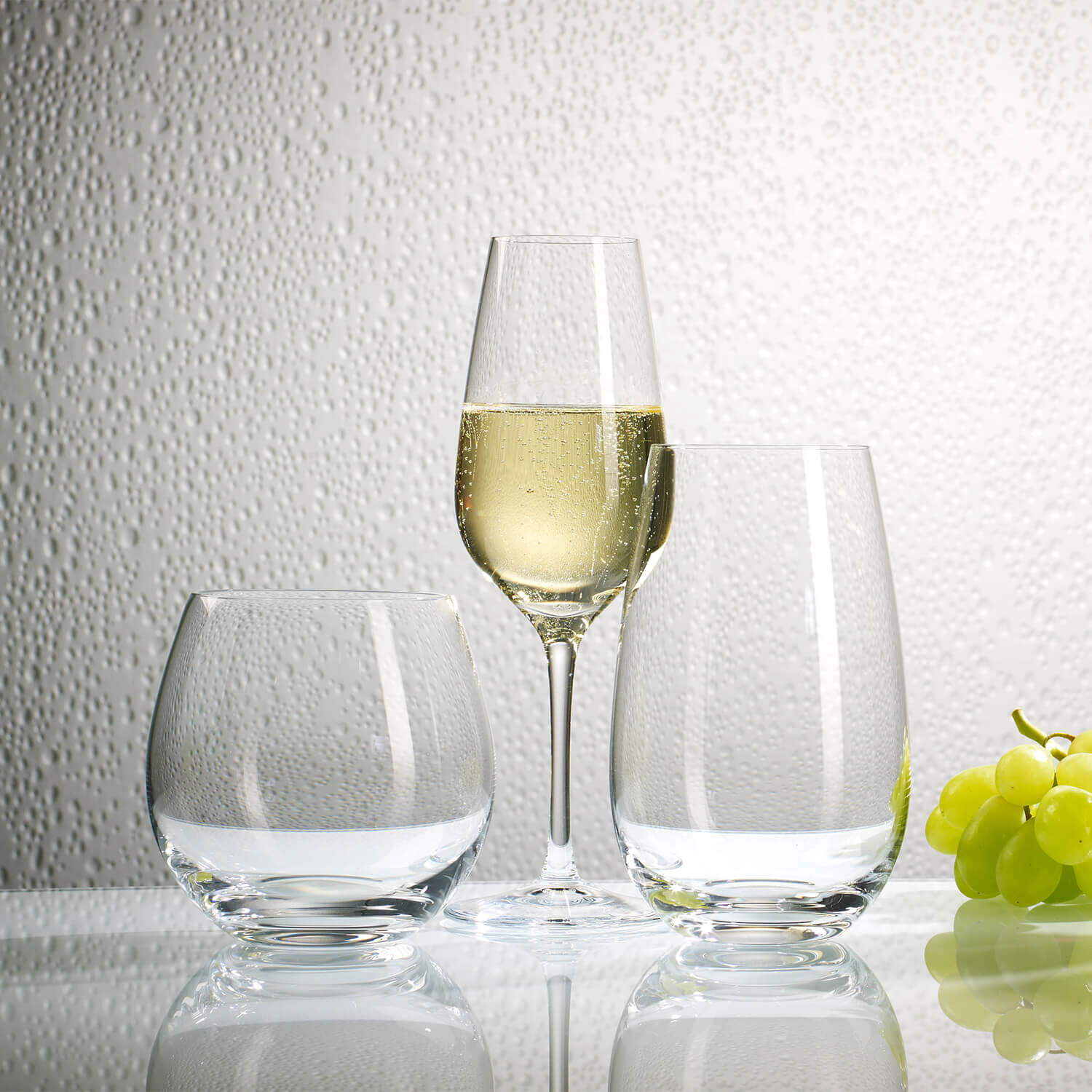 Entree Water glass Clear, 10.2 oz, crystal glass
