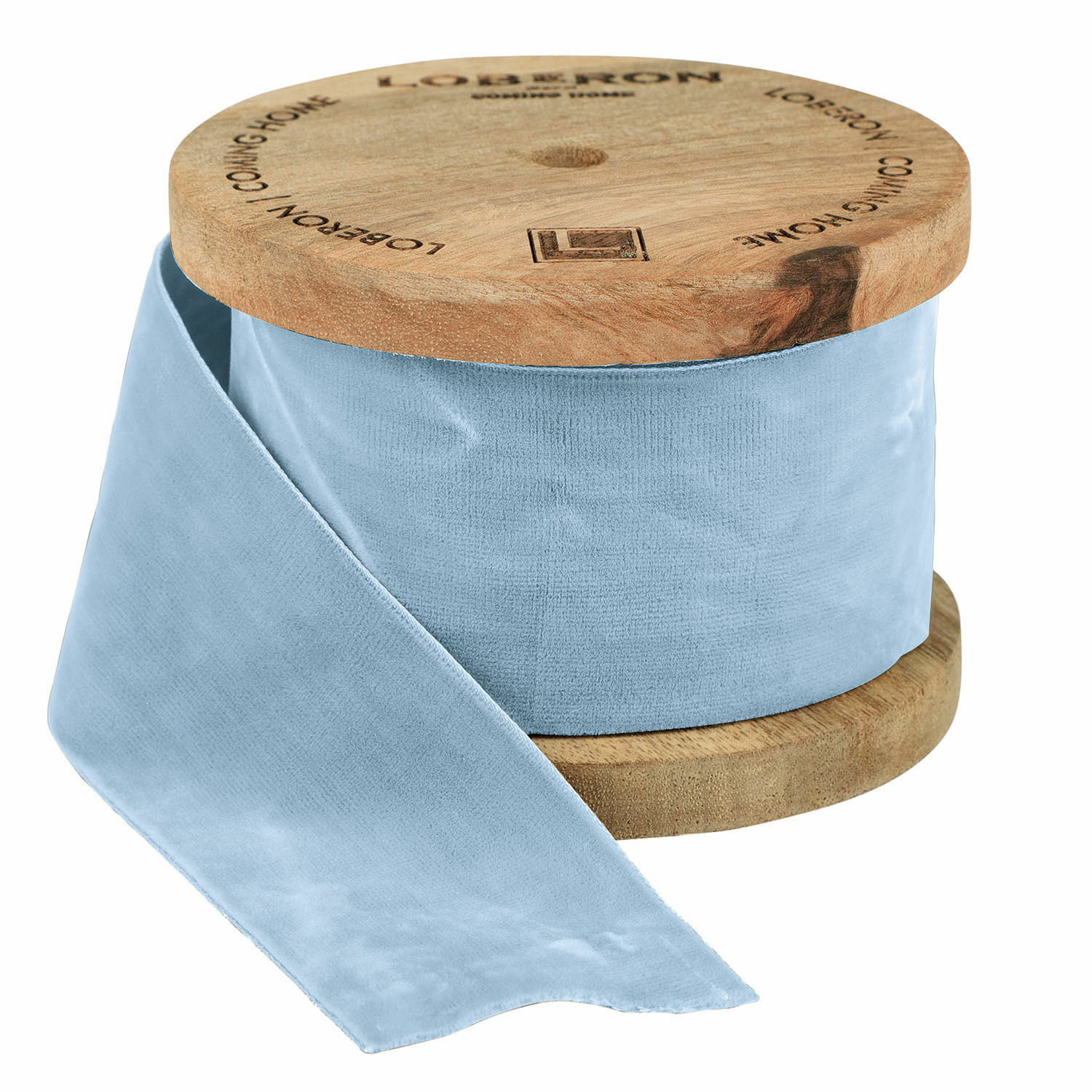 Samtband Phaedra blau