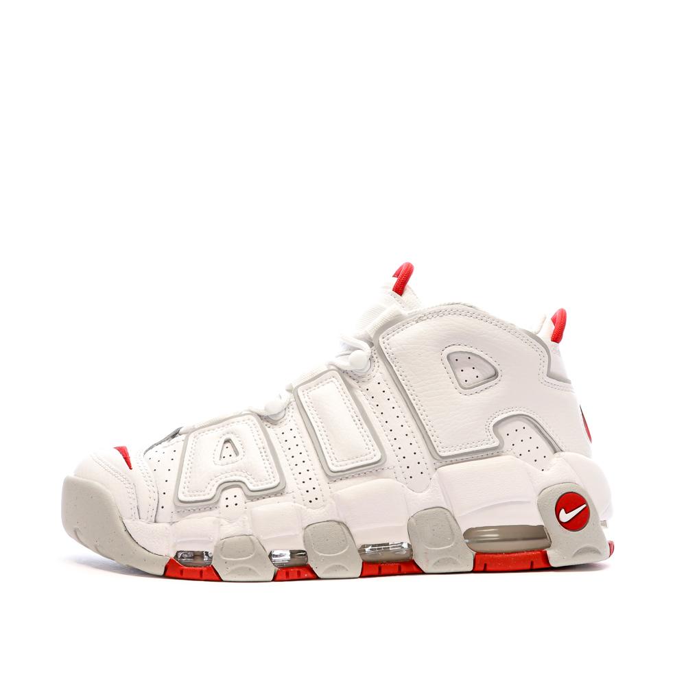 Nike Baskets Blanches/Grises Homme Nike Air More Uptempo 96