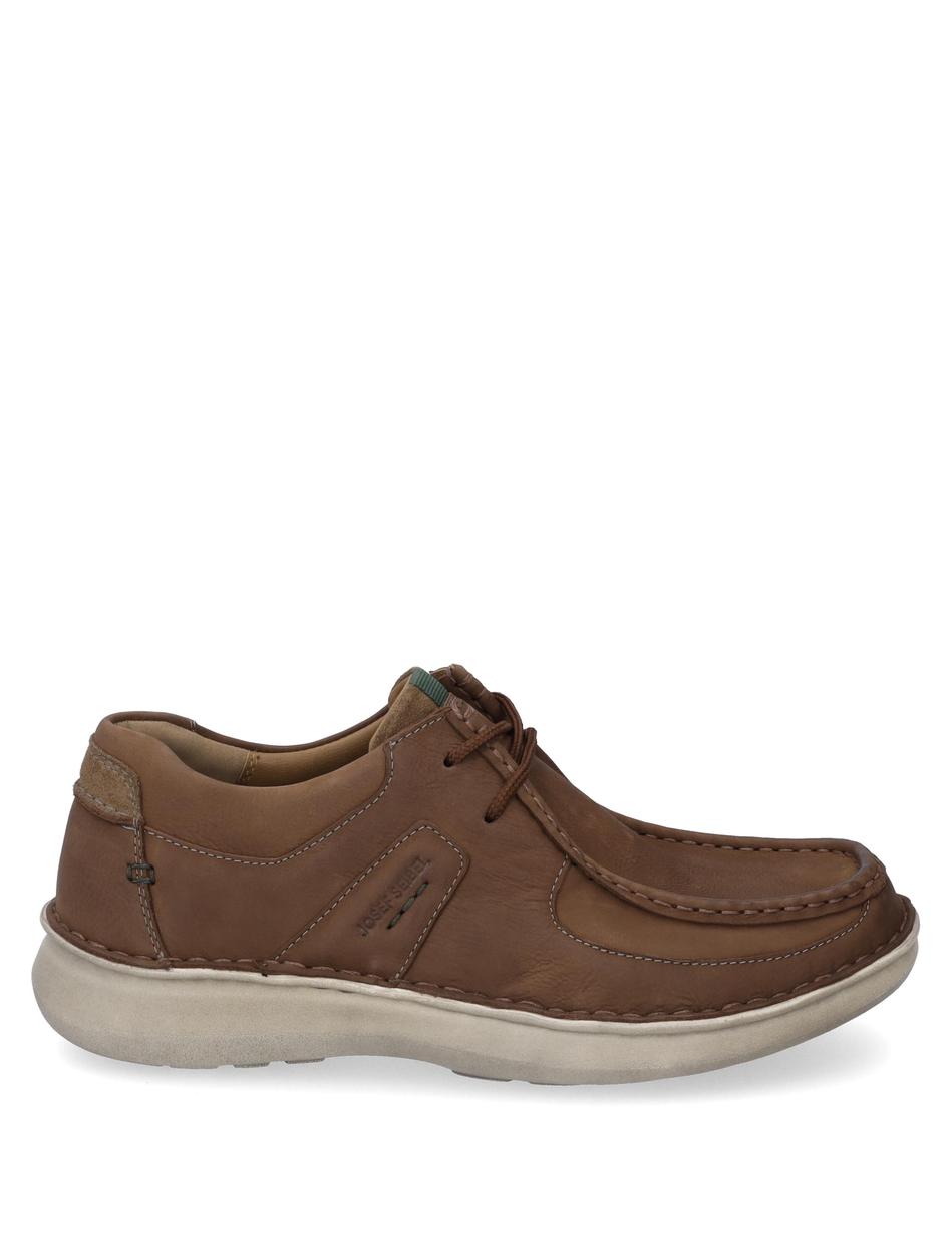 Halbschuh Alan 06, tabak-kombi