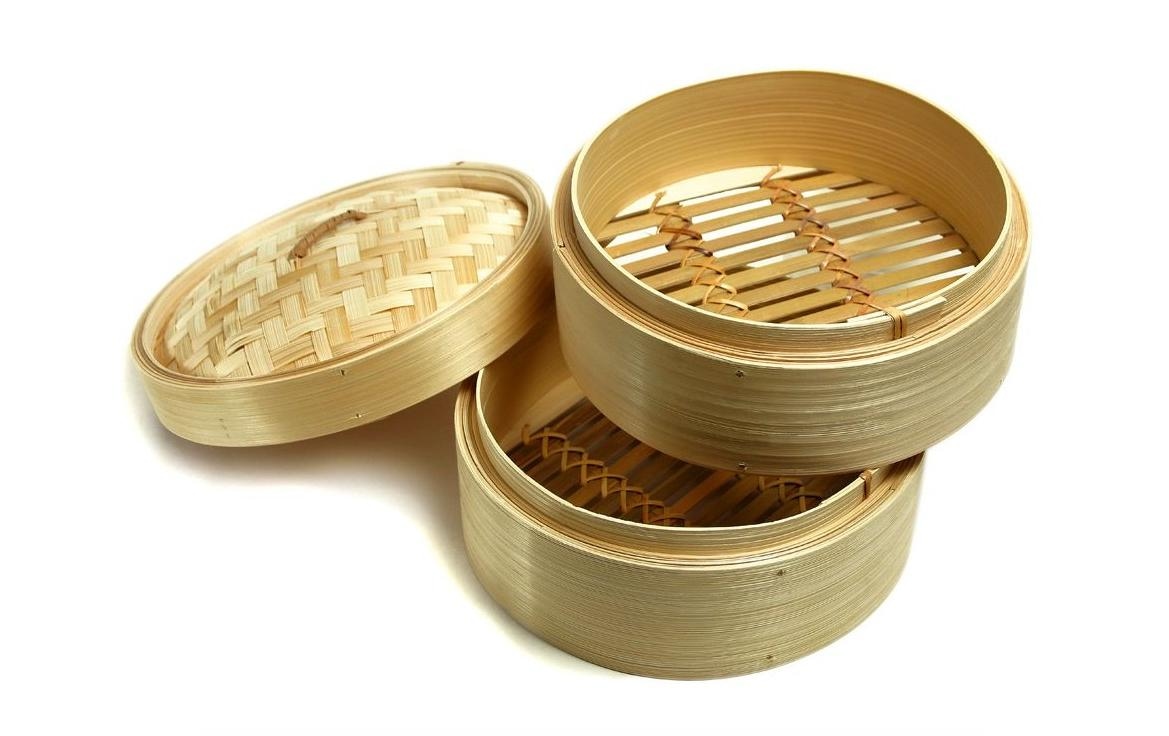 KEN HOM Dämpfeinsatz »Ken Hom Excellence Bambus Dampfgarer 20 cm« Holzart: Bambus (China)
