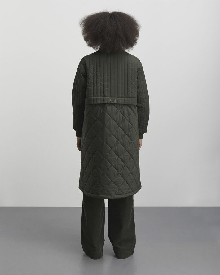 Mads Nørgaard - Copenhagen Recy Shine Clio Coat Grøn