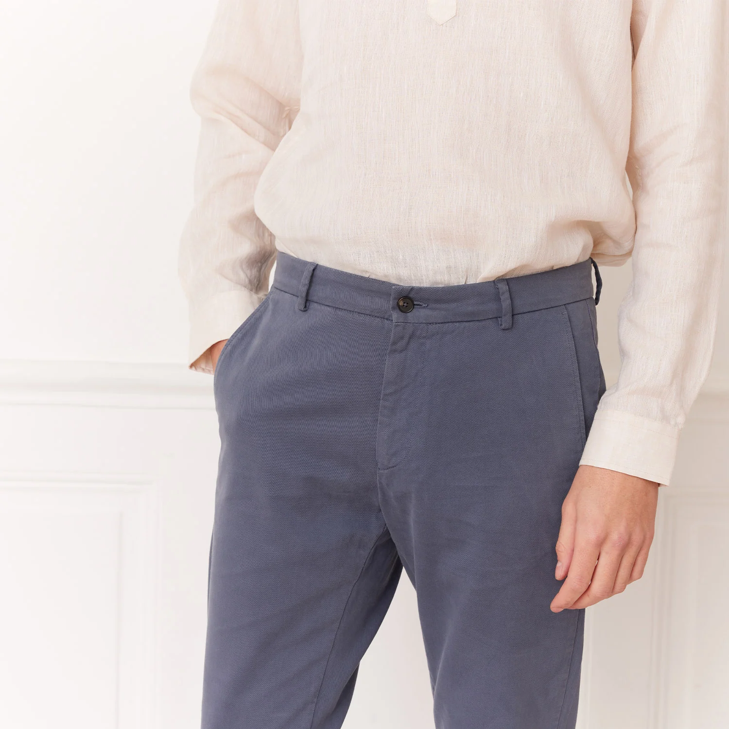 Blue chinos
