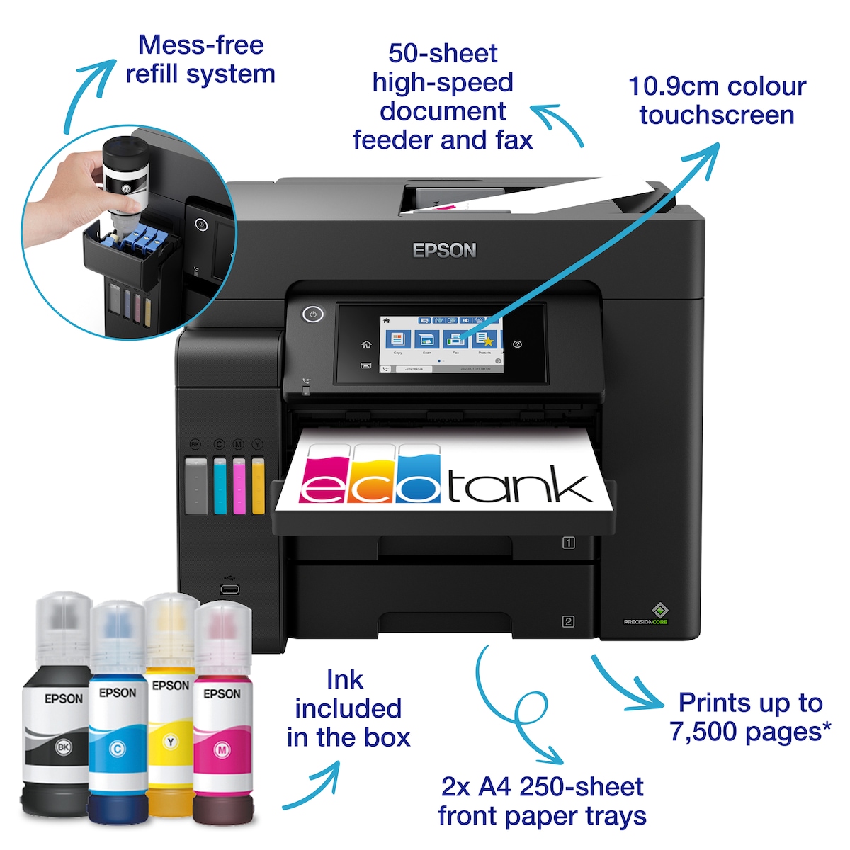 Epson EcoTank ET-5800 AIO inkjet-fargeskriver