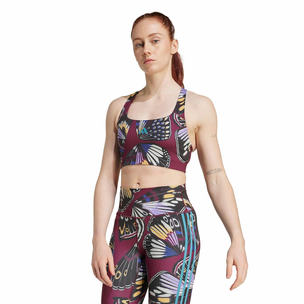 adidas Performance<br>Busto esportivo estampado FARM RIO