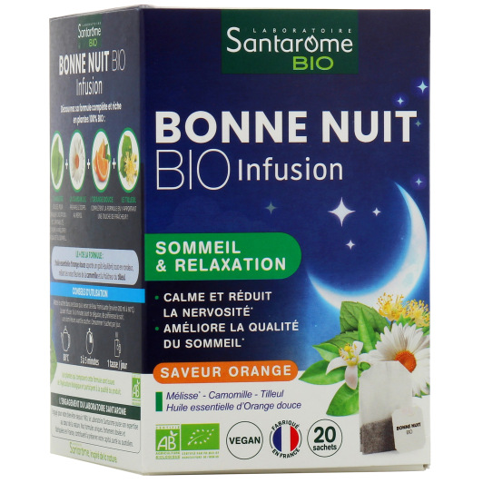 Santarome Bio infusion Bonne Nuit - Tisane pour mieux dormir