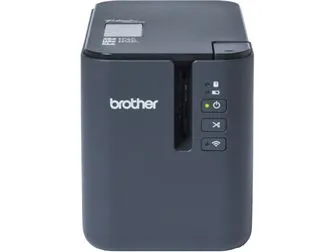 Brother PT-P950NW - Etiketprinter - termo transfer - Rulle (3,6 cm) - 360 x 720 dpi - op til 80 mm/sek. - USB 2.0, LAN, Wi-Fi(n), USB vært - cutter