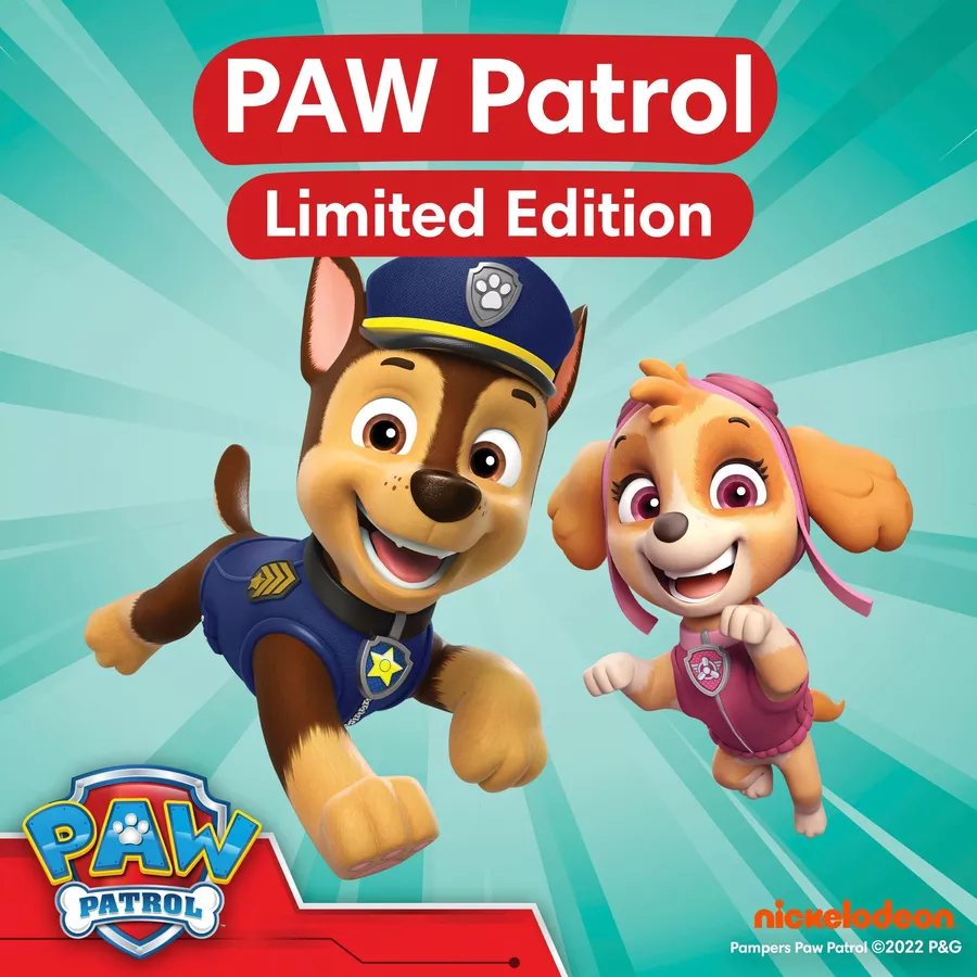 Pampers Baby-Dry Pants Paw Patrol, Gr. 6 Extra Large 14-19kg, Monatsbox (1 x 138 Pants)