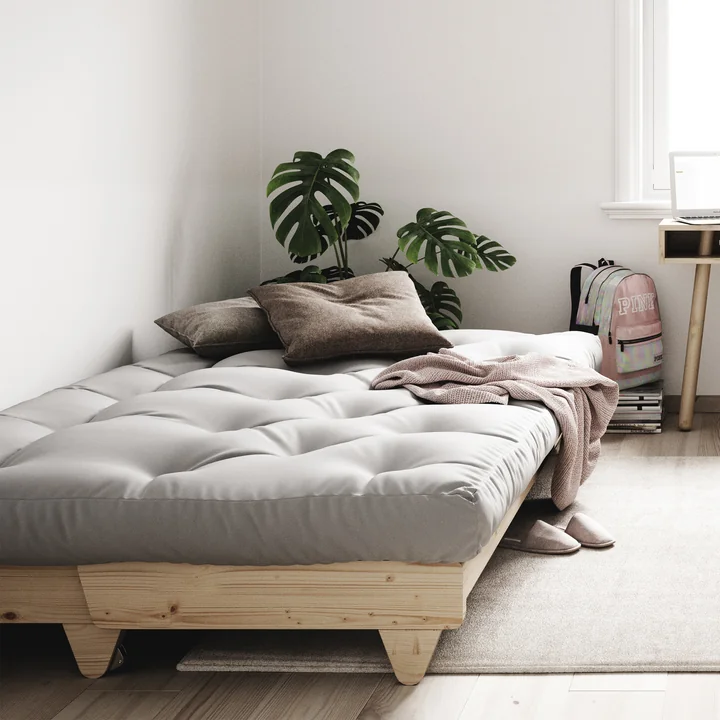 Karup Design - Fresh Schlafsofa, 140 x 200 cm, olivgrün (756)