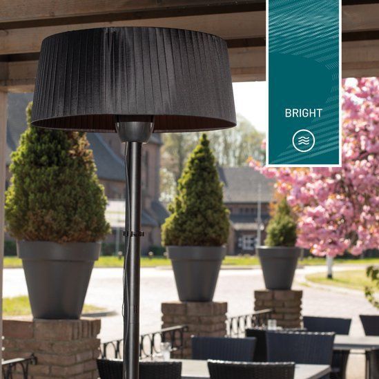 Sunred - Artix Compact Bright - Terrasverwarmer - Zwart - Infrarood Halogeen