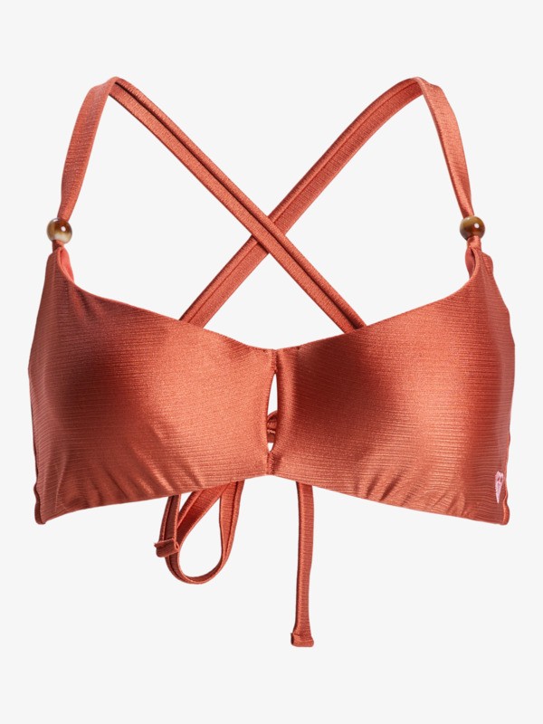 Beachside Bohemia UW Dcup Haut de bikini à armatures Orange Femme