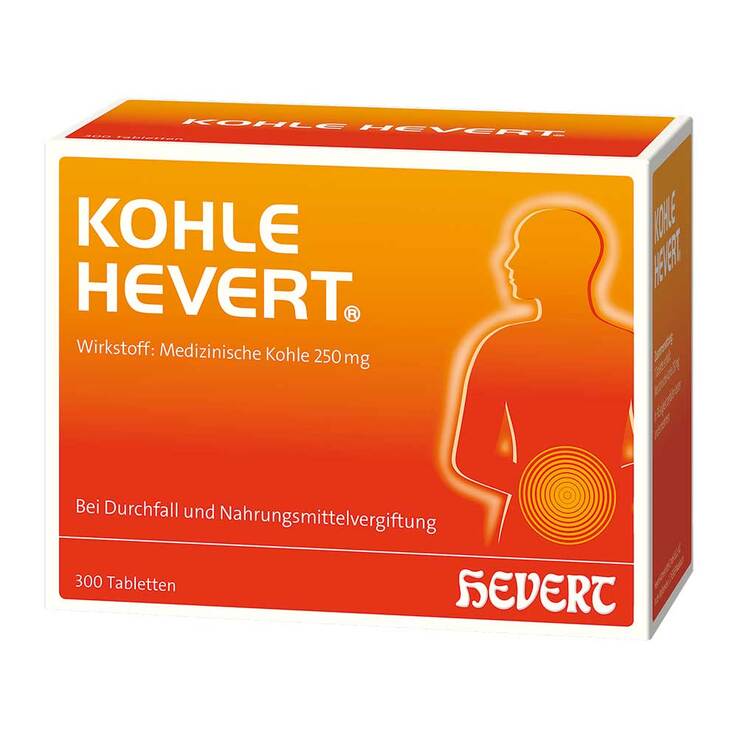 Kohle Hevert Tabletten, 300 St