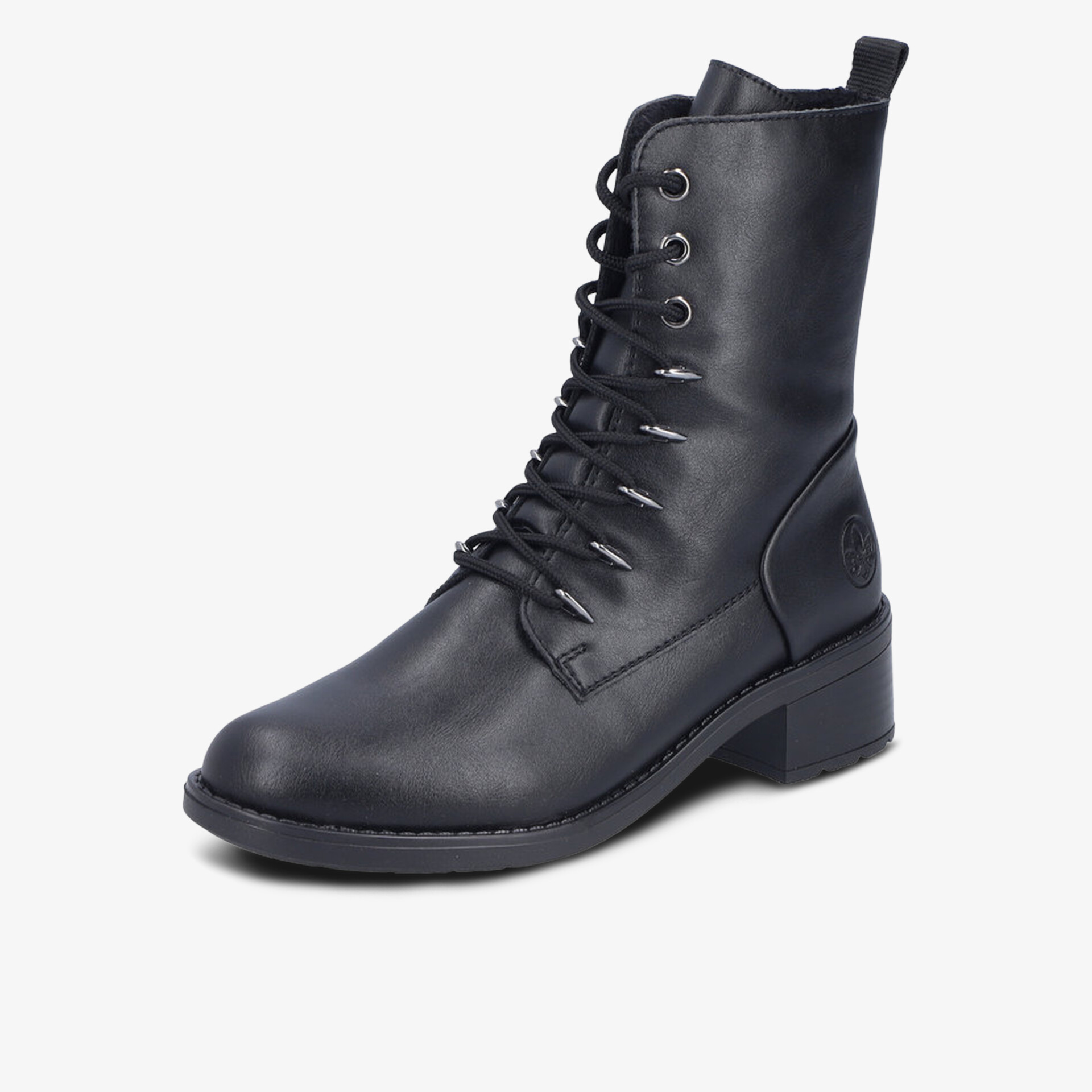 rieker Damen Schnürstiefeletten schwarz
