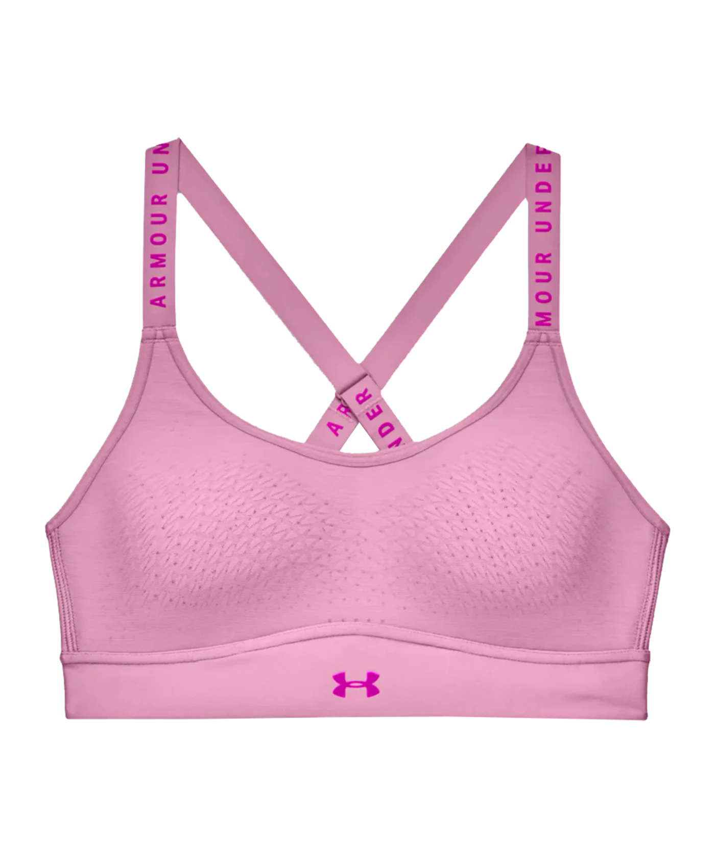 Under Armour Infinity Mid Sport-BH Damen Rosa F680
