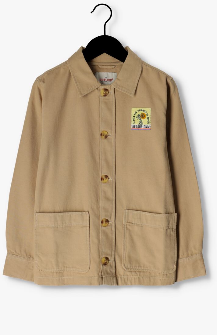 RETOUR bruine retour overshirt ivo