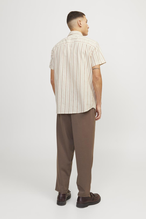Jack & Jones beige heren overhemd