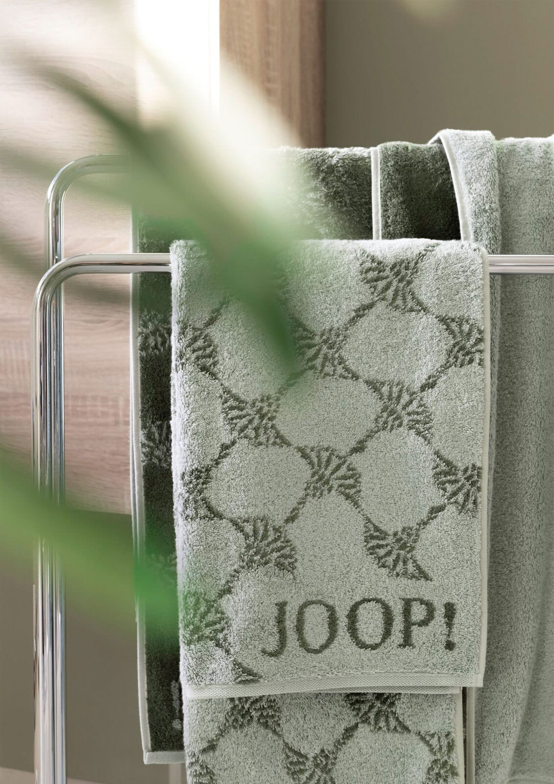 JOOP! Gästetuch CLASSIC CORNFLOWER 30 x 50 cm salbeigrün