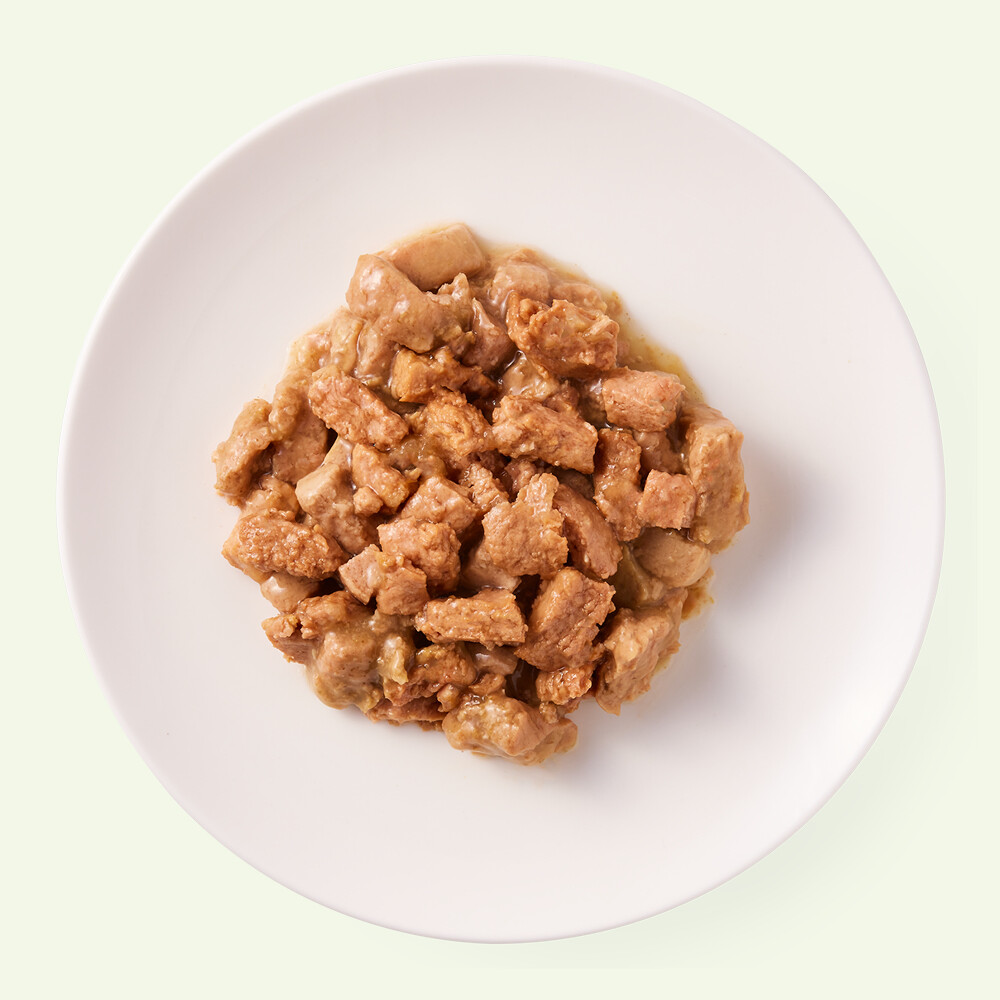 Yarrah Bio Kattenvoer Chunks Kip & Kalkoen100 gr